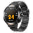 D13 Steel Strap Smart Watch with Bluetooth-Compatible Earbuds 2 in 1 Fitness Tracker Touchscreen Smartwatch - Black - 4