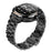 D13 Steel Strap Smart Watch with Bluetooth-Compatible Earbuds 2 in 1 Fitness Tracker Touchscreen Smartwatch - Black - 6