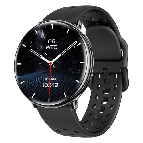 HD21 Women GPS Smartwatch Fitness Tracker Outdoor Sports Waterproof Compass Altimeter Barometer Watch - Black - 1
