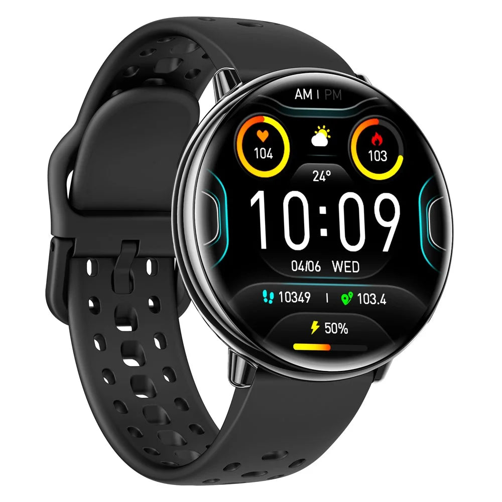 HD21 Women GPS Smartwatch Fitness Tracker Outdoor Sports Waterproof Compass Altimeter Barometer Watch - Black - 2