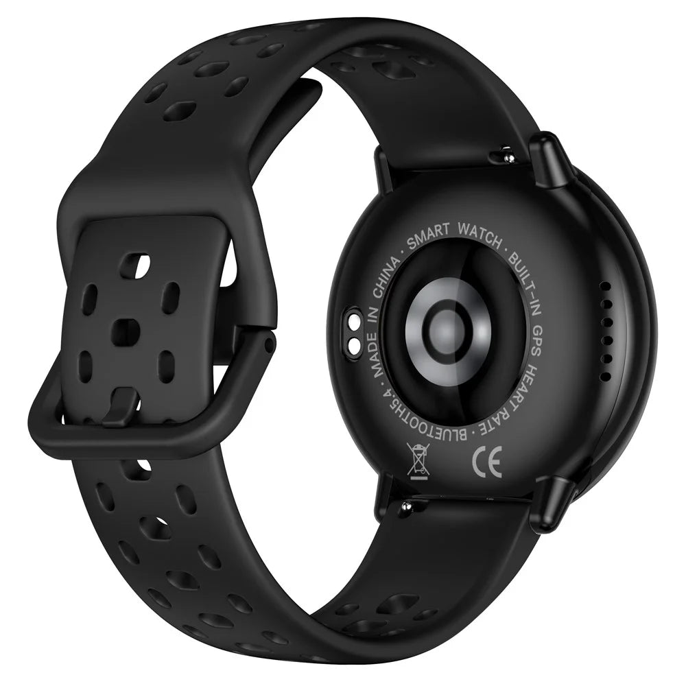 HD21 Women GPS Smartwatch Fitness Tracker Outdoor Sports Waterproof Compass Altimeter Barometer Watch - Black - 4