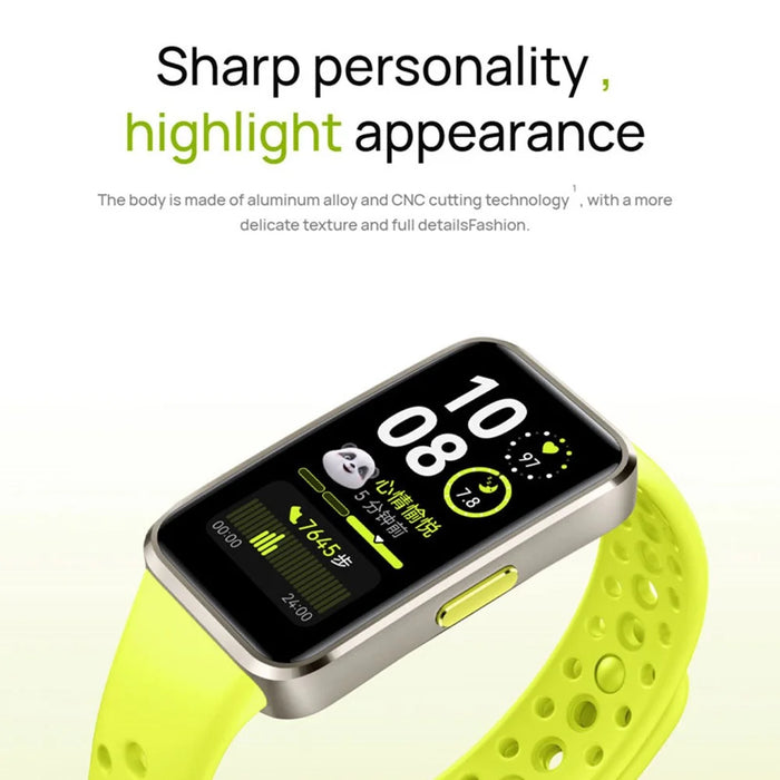 HUAWEI Band 10 1.47 Inch AMOLED Smart Bracelet Fitness Tracker Aluminum Alloy Case Health Monitoring Smart Wristband (Chinese Version) - Black - 3