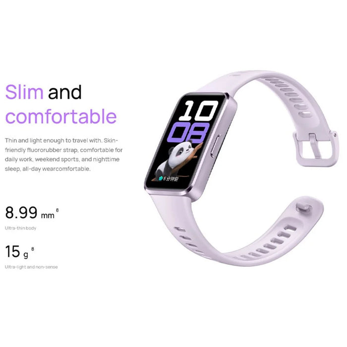 HUAWEI Band 10 1.47 Inch AMOLED Smart Bracelet Fitness Tracker Aluminum Alloy Case Health Monitoring Smart Wristband (Chinese Version) - Black - 4