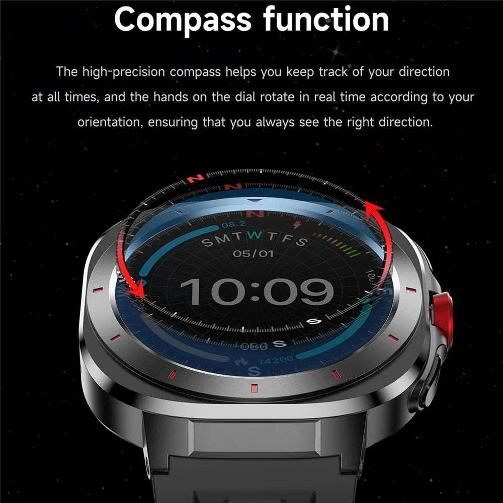 GE33 1.39 Inch Smart Watch Bluetooth-Compatible Call Health Monitor Sports Tracker Wrist Watch - 5