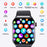 F700 Smart Watch SOS ECG Health Monitor Sleep Fitness Tracker Wristwatch for iOS Android - Black / Silicone Strap - 6