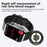 F700 Smart Watch SOS ECG Health Monitor Sleep Fitness Tracker Wristwatch for iOS Android - Black / Silicone Strap - 7