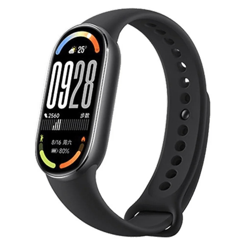 XIAOMI Smart Band 10 1.72 Inch AMOLED Screen Fitness Tracker 5ATM Waterproof Heart Rate Monitor Bracelet (M2457B1) (Chinese Version) - Black - 1