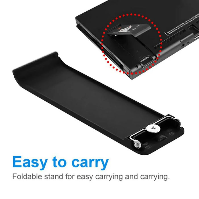 For Nintendo Switch Console Kickstand Back Support Bracket Stand Portable Gaming Accessory - Black - 4