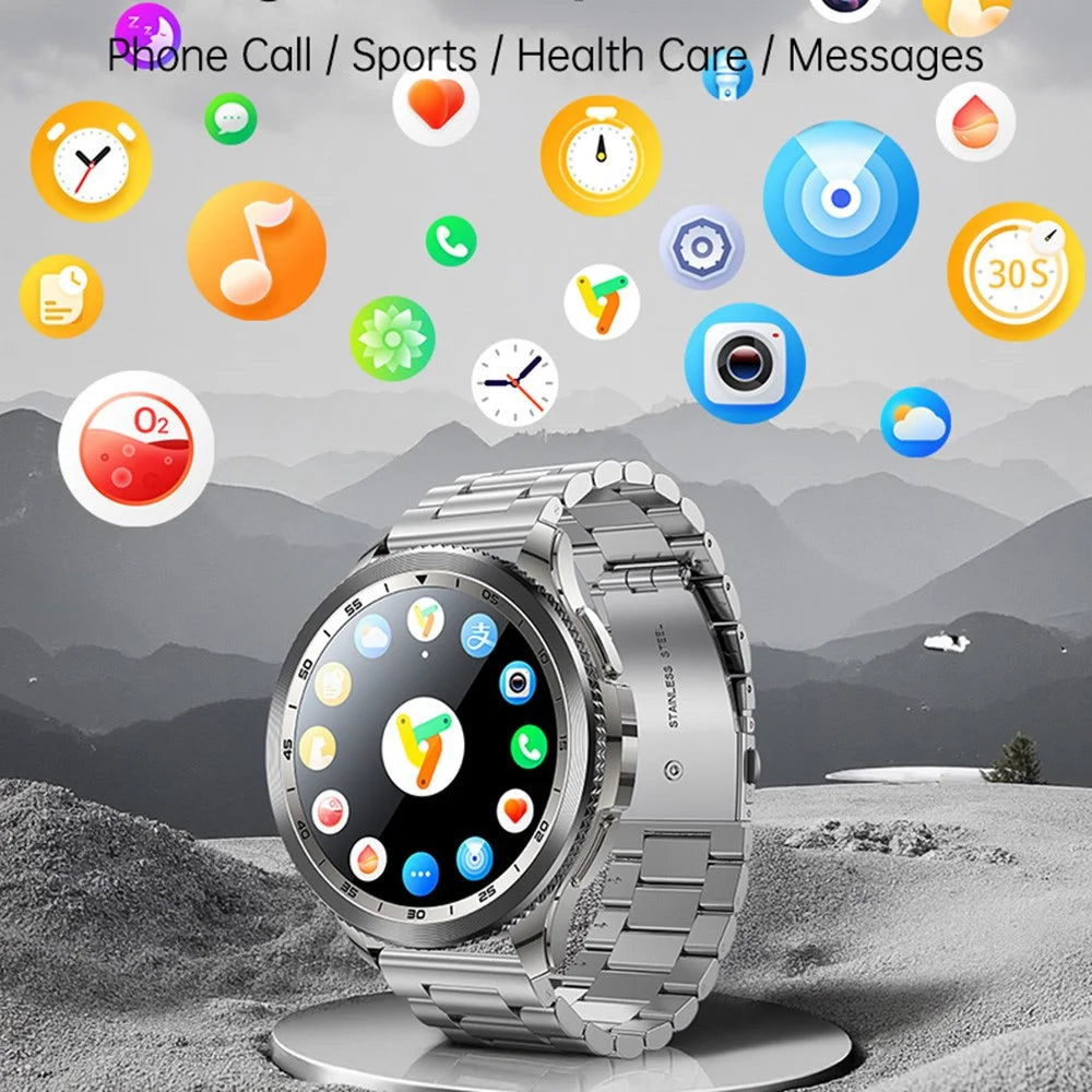 YESIDO IO34 AMOLED Display Metal Smart Watch Fitness Tracker Heart Rate Monitoring Sport Watch - 4
