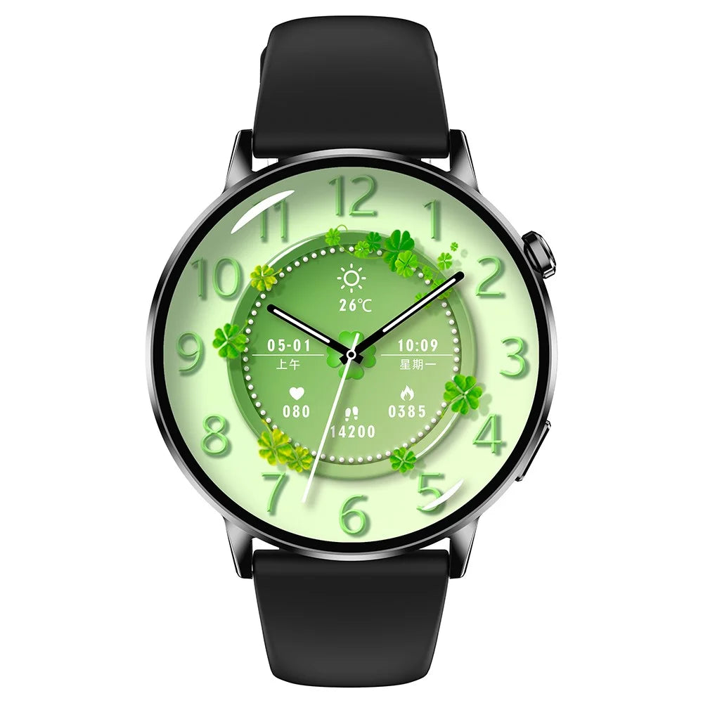 G34 1.32 Inch AMOLED Screen Smart Watch Health Monitor Bluetooth-Compatible Call Fitness Tracker Watch - Black - 3