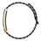 B3 Waterproof Slim Bracelet Smart Wristband for Women Health Monitor Fitness Tracker, Silicone Strap - Gold+Black - 3