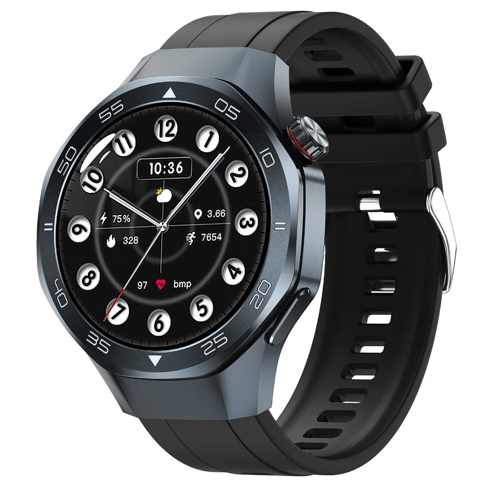 C10 1.53 Inch Smart Watch GPS Tracking Health Monitoring Bluetooth-compatible Calling Fitness Watch - Black - 1
