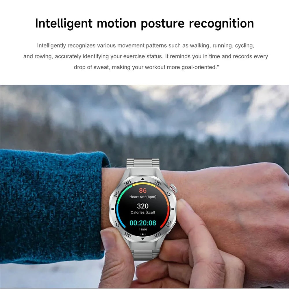 C10 1.53 Inch Smart Watch GPS Tracking Health Monitoring Bluetooth-compatible Calling Fitness Watch - Black - 7