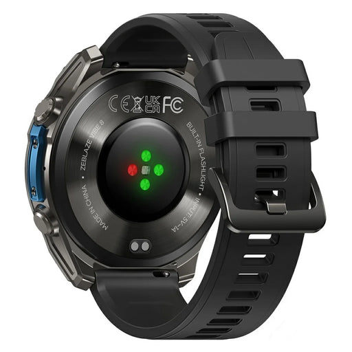 ZEBLAZE Vibe 8 1.43 Inch Smart Watch Health Monitoring Bluetooth-compatible Calling Outdoor Sports Watch with Flashlight - Black - 2