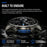 ZEBLAZE Vibe 8 1.43 Inch Smart Watch Health Monitoring Bluetooth-compatible Calling Outdoor Sports Watch with Flashlight - Black - 3
