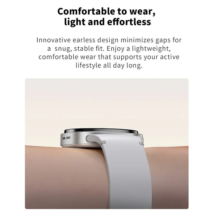 HD8 1.46 Inch Round Screen Smartwatch Bluetooth-Compatible Calling Heart Rate Monitor Sport Watch - White - 5
