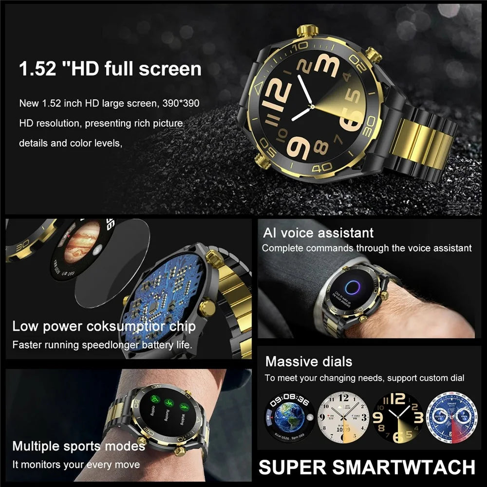 Z91 ProMax Smart Watch 1.52 Inch Display Bluetooth-Compatible Sport Watch with Sleep / Heart Rate Monitoring / Pedometer - 5