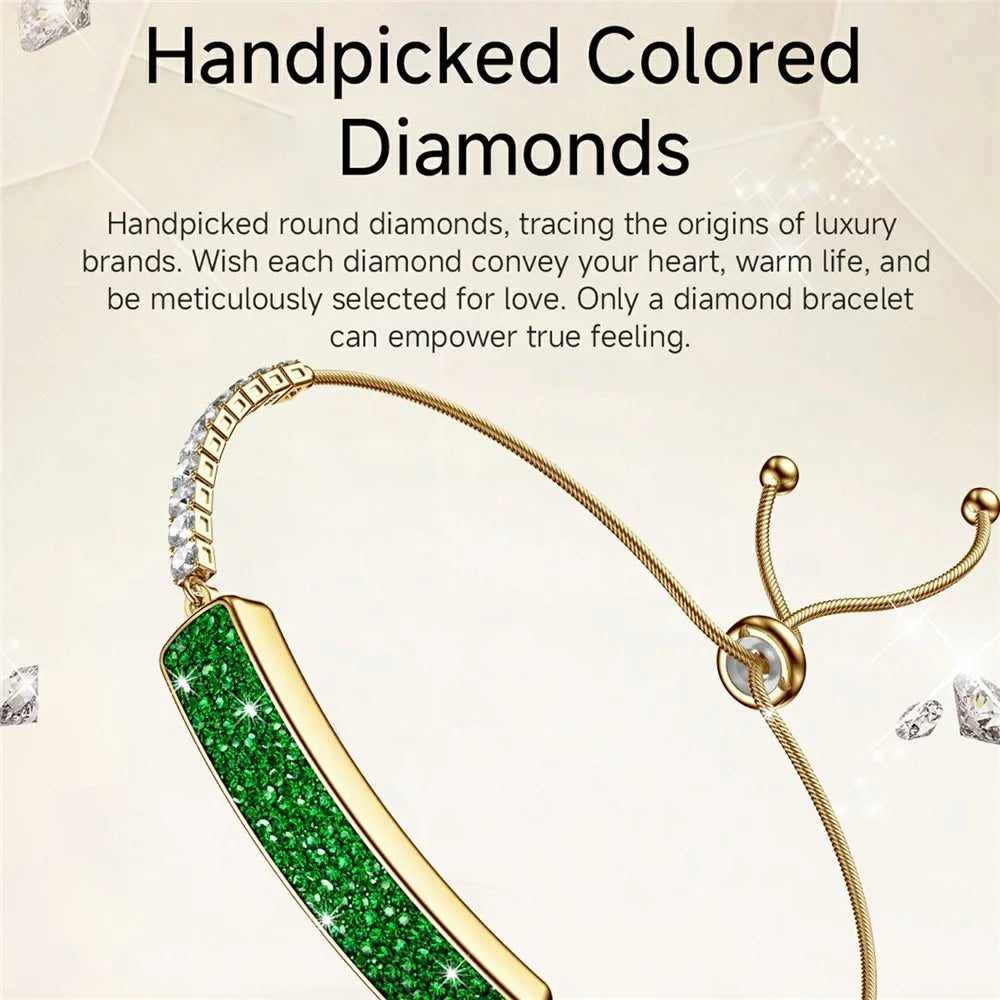 B5 Smart Bracelet for Women Fashion Rhinestone Inlaid Fitness Tracker Health Monitor Wristband, with Red Rope Chain - Green - 4