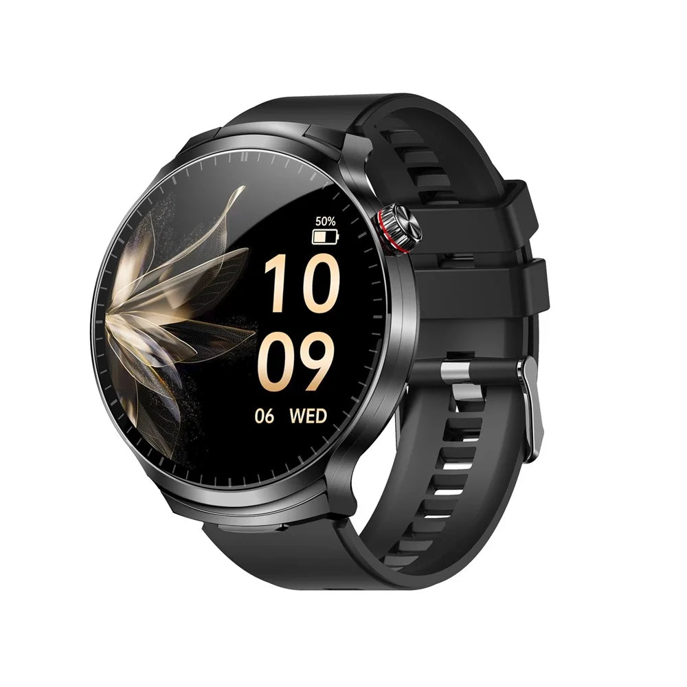 T100 Health Monitoring Bluetooth-compatible Call Sports Wristwatch 2 in 1 TWS Earbuds Smart Watch - Black - 2