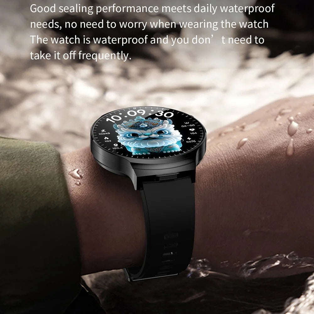 T100 Health Monitoring Bluetooth-compatible Call Sports Wristwatch 2 in 1 TWS Earbuds Smart Watch - Black - 6
