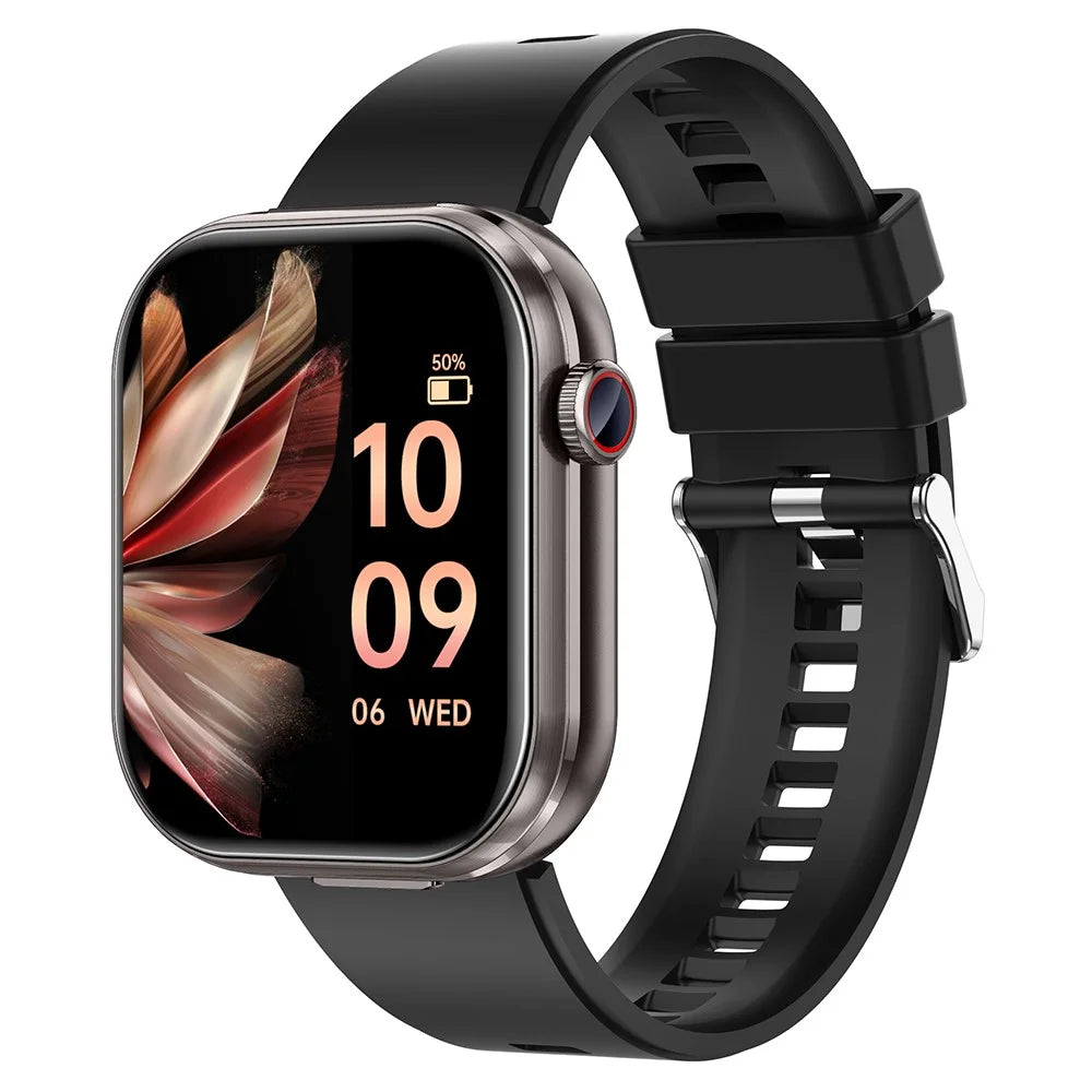 T99 Smart Watch 2 in 1 TWS Earbuds Bluetooth-compatible Call Heart Rate Blood Pressure Monitor Wristwatch - Black - 4
