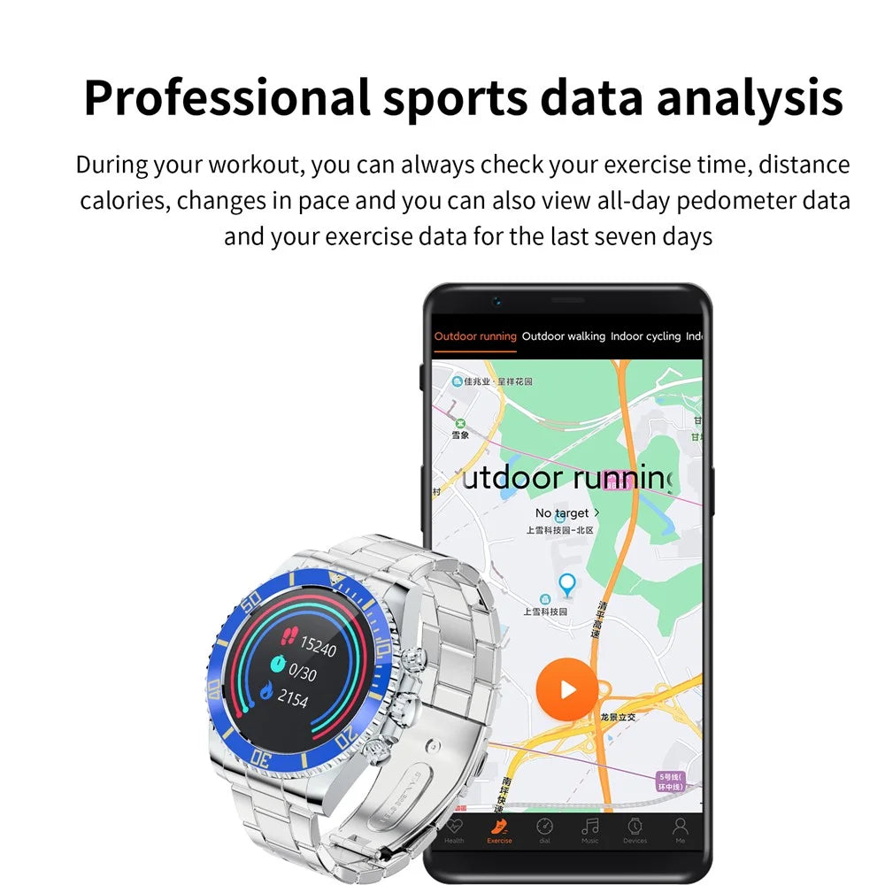 AW12 1.3 Inch HD Screen Smart Watch IP67 Waterproof Health Monitor Multi-Sport Modes Wristwatch - Blue - 7