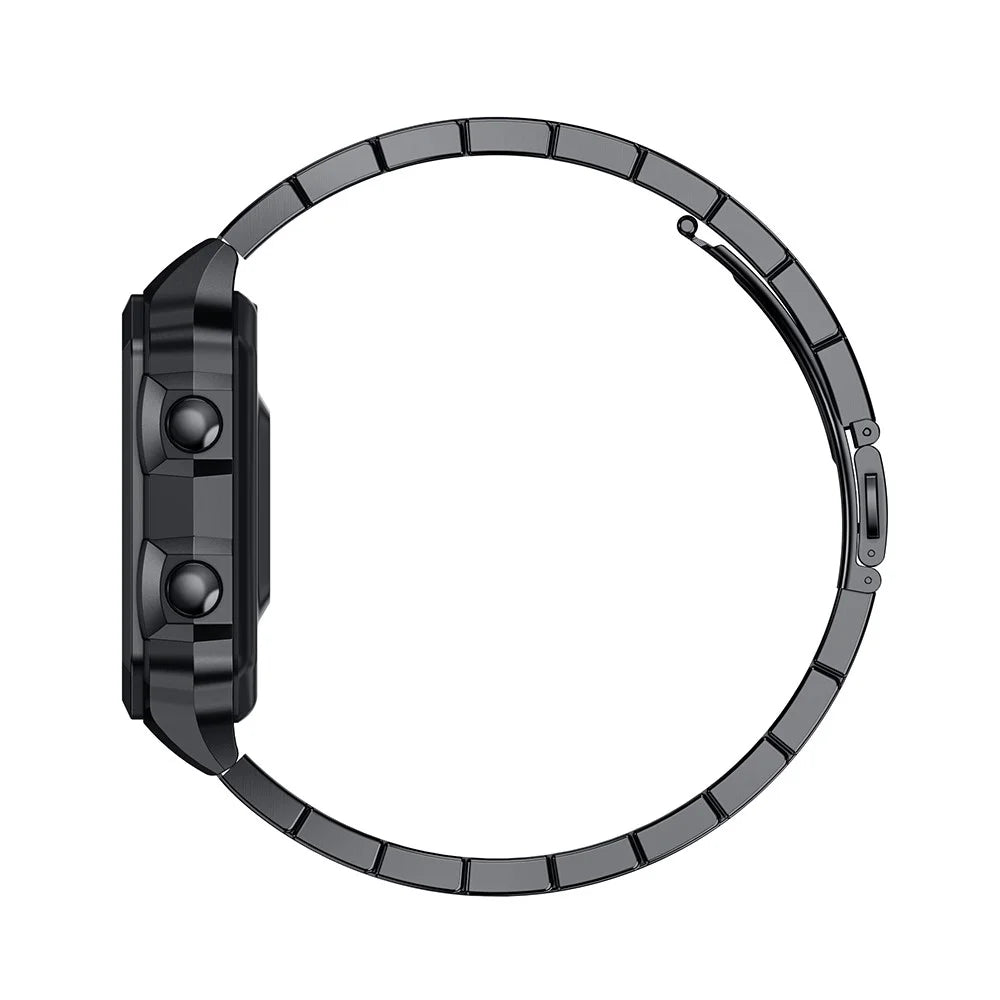 AW38 Smart Watch 1.54 Inch Health Monitor Bluetooth-compatible Call Fitness Tracker Multi-Sport Modes Wristwatch - Black - 4