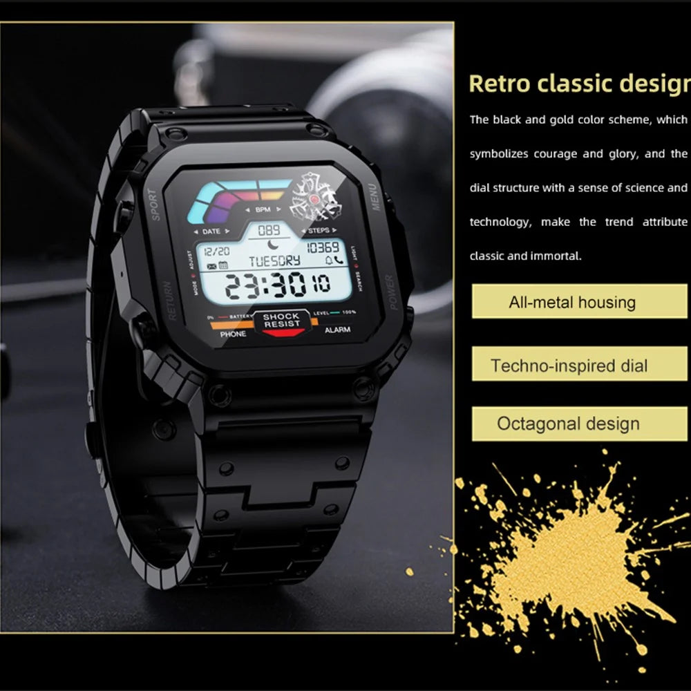 AW39 1.54 Inch Touch Screen Smart Watch Health Monitoring Bluetooth-compatible Call Fitness Tracker - Rose Gold - 6