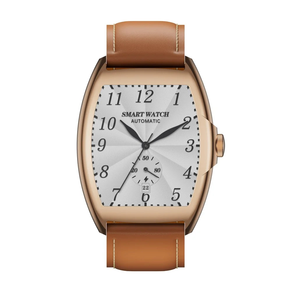 AW73 1.77 Inch Multi-Sport Modes Business Smart Watch Health Monitoring Bluetooth-compatible Calling Wristwatch - Gold - 3