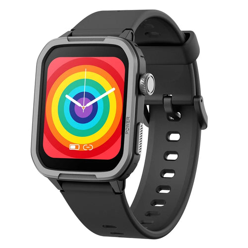 H96 For Kids Smart Watch Waterproof 1.5 Inch Large Screen Heart Rate Sleep Monitoring Wristwatch - Black - 1