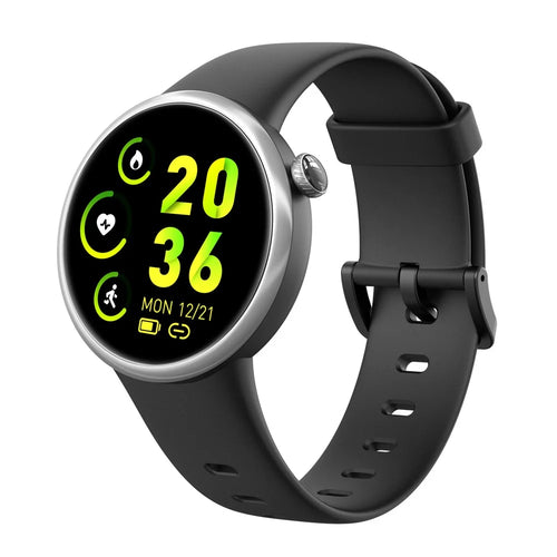 H39L For Kids Smart Watch 1.09 Inch Round AMOLED Screen Customizable UI Heart Rate Sleep Health Monitor - Black - 1
