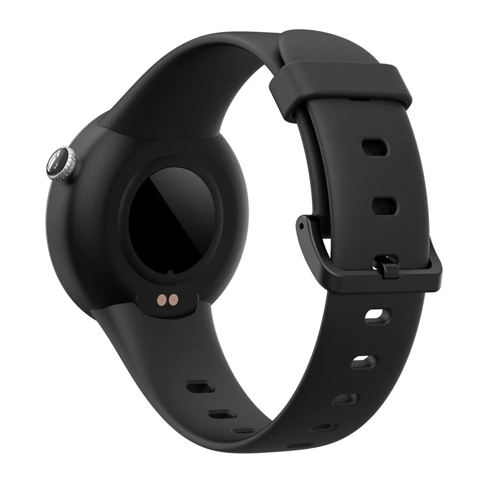 H39L For Kids Smart Watch 1.09 Inch Round AMOLED Screen Customizable UI Heart Rate Sleep Health Monitor - Black - 4
