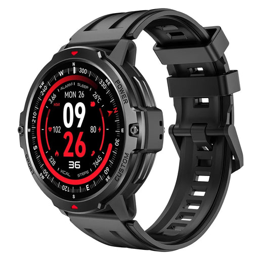 C31 1.46 inch Outdoor Sports Smart Watch Health Monitoring Watch Bluetooth-Compatible Calling - Black - 1