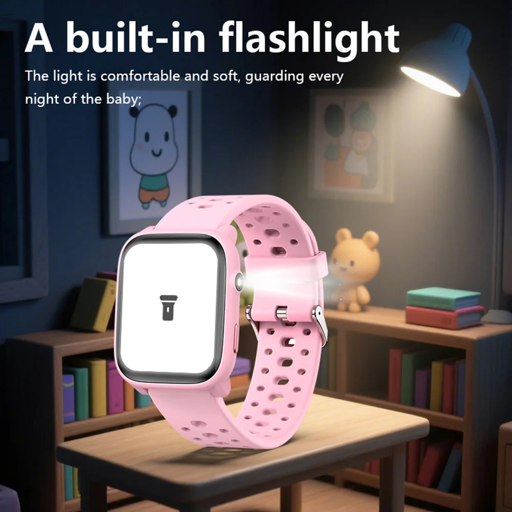 W98 1.83 Inch Screen Multifunctional Kids Smart Watch for Boys Girls Health Monitoring Fitness Tracker - Black - 7