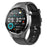 F230 Smart Watch BT Calling ECG Heart Rate Blood Oxygen Blood Pressure Scientific Sleep SOS Alarm - Black Silicone Strap - 1