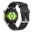 F230 Smart Watch BT Calling ECG Heart Rate Blood Oxygen Blood Pressure Scientific Sleep SOS Alarm - Black Silicone Strap - 5