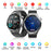F230 Smart Watch BT Calling ECG Heart Rate Blood Oxygen Blood Pressure Scientific Sleep SOS Alarm - Black Silicone Strap - 6