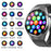 F230 Smart Watch BT Calling ECG Heart Rate Blood Oxygen Blood Pressure Scientific Sleep SOS Alarm - Black Silicone Strap - 7