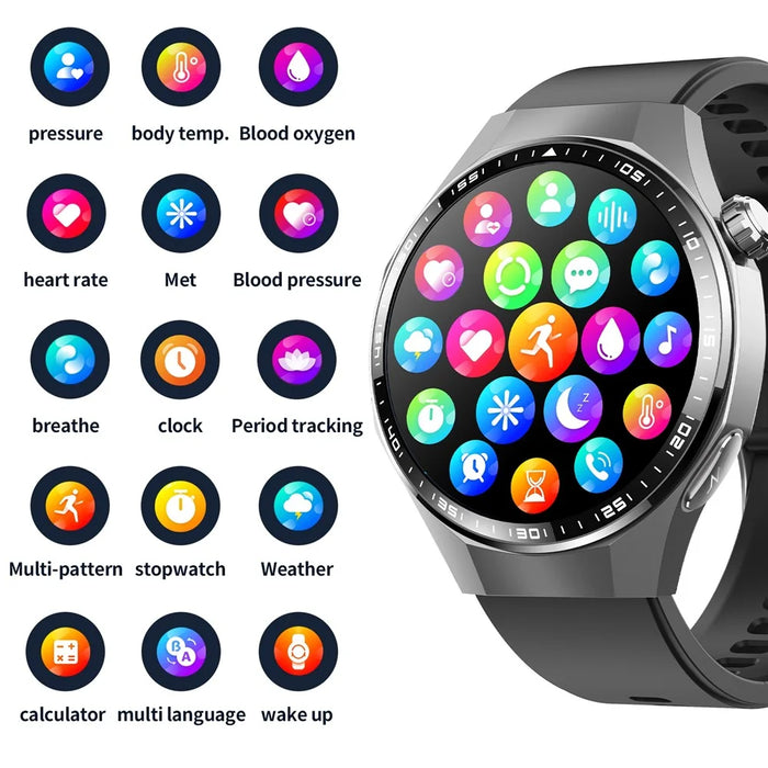 F230 Smart Watch BT Calling ECG Heart Rate Blood Oxygen Blood Pressure Scientific Sleep SOS Alarm - Black Silicone Strap - 7