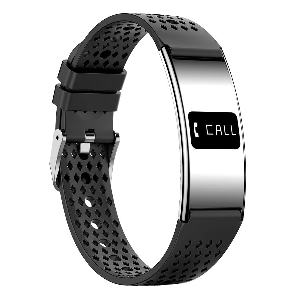 B8 2.8mm Ultra-Thin Smart Watch Bluetooth-Compatible IPX8 Waterproof Health Monitoring Sport Watch - Silver - 2
