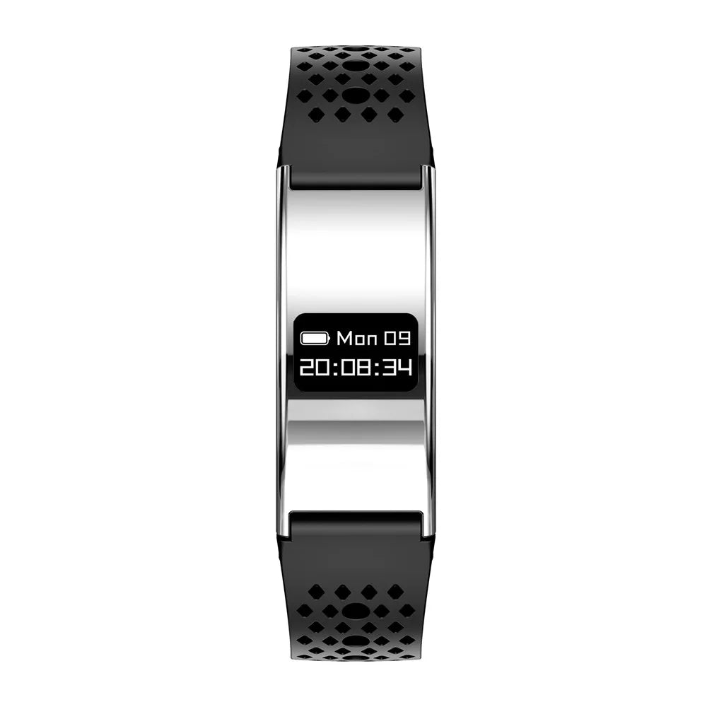 B8 2.8mm Ultra-Thin Smart Watch Bluetooth-Compatible IPX8 Waterproof Health Monitoring Sport Watch - Silver - 3