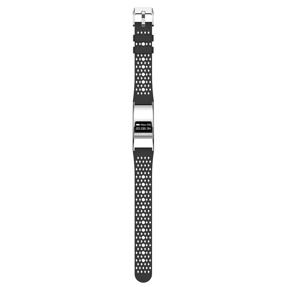 B8 2.8mm Ultra-Thin Smart Watch Bluetooth-Compatible IPX8 Waterproof Health Monitoring Sport Watch - Silver - 5