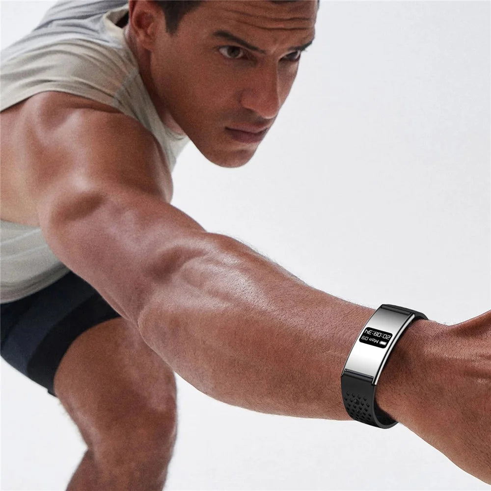 B8 2.8mm Ultra-Thin Smart Watch Bluetooth-Compatible IPX8 Waterproof Health Monitoring Sport Watch - Silver - 6