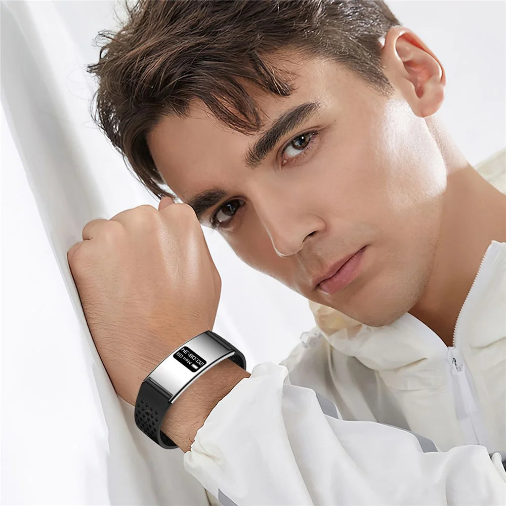 B8 2.8mm Ultra-Thin Smart Watch Bluetooth-Compatible IPX8 Waterproof Health Monitoring Sport Watch - Silver - 7
