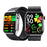 F520 Air Pump Blood Pressure Smart Watch Heart Rate Sleep Monitor Watch with SOS Fall Alarm Voice Broadcast - Black - 1