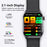 F520 Air Pump Blood Pressure Smart Watch Heart Rate Sleep Monitor Watch with SOS Fall Alarm Voice Broadcast - Black - 5