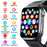 F530 Air Pump Blood Pressure Smart Watch ECG Monitor Watch Heart Rate Sleep Tracker with SOS Fall Alarm Micro Health Check - Black - 4