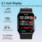 F530 Air Pump Blood Pressure Smart Watch ECG Monitor Watch Heart Rate Sleep Tracker with SOS Fall Alarm Micro Health Check - Black - 5