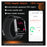 F530 Air Pump Blood Pressure Smart Watch ECG Monitor Watch Heart Rate Sleep Tracker with SOS Fall Alarm Micro Health Check - Black - 6