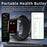 F530 Air Pump Blood Pressure Smart Watch ECG Monitor Watch Heart Rate Sleep Tracker with SOS Fall Alarm Micro Health Check - Black - 7